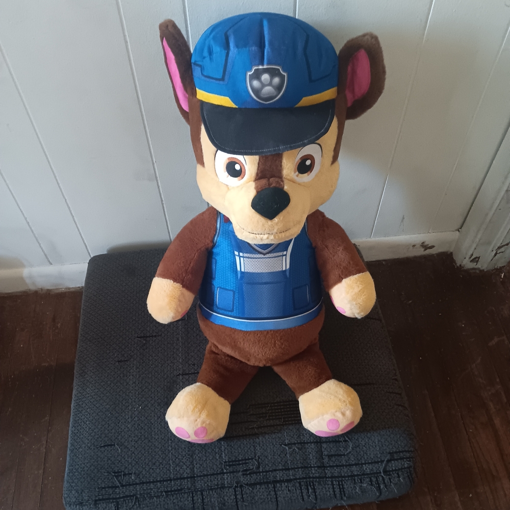 Paw Patrol Chase Plush Toy - Blue & Brown Plush Police Pup